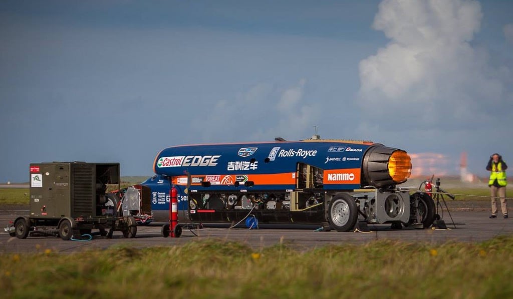 The Bloodhound’s Rolls-Royce EJ200 jet engine, which weighs one tonne, is capable of producing 135,000 horsepower – more than six times the combined power of all the Formula One racing cars on the starting grid.