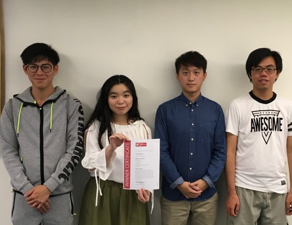 The Connex design team: (from left) Zachary Wong, Angela Wong, Arthur Tam and Tony Tse. The Connex design team: (from left) Zachary Wong, Angela Wong, Arthur Tam and Tony Tse.