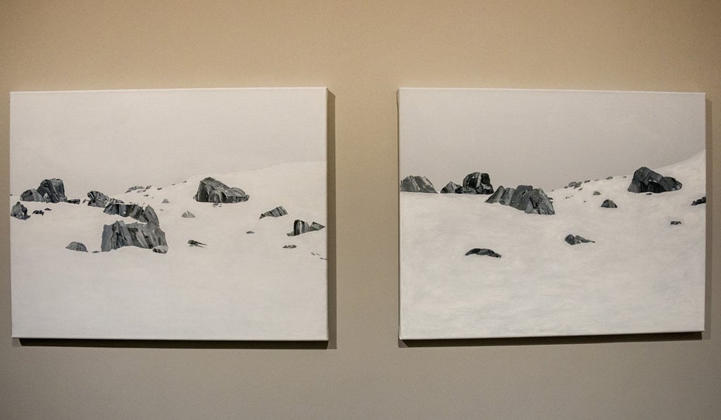 Works by Swiss artist Alois Lichtsteiner that were recently on display at Around Space in Shanghai. Photo: Mark Andrews