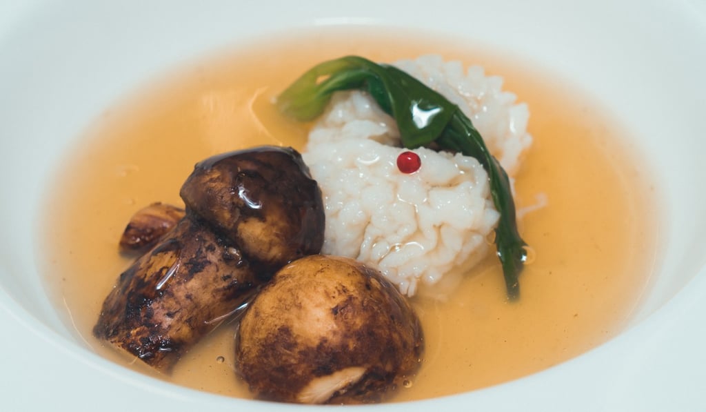 Soup course for ‘Kaiseki Journey: An Insight Into Japanese Culture Through Food’, hosted by Asia Society Hong Kong. Soup course for ‘Kaiseki Journey: An Insight Into Japanese Culture Through Food’, hosted by Asia Society Hong Kong.