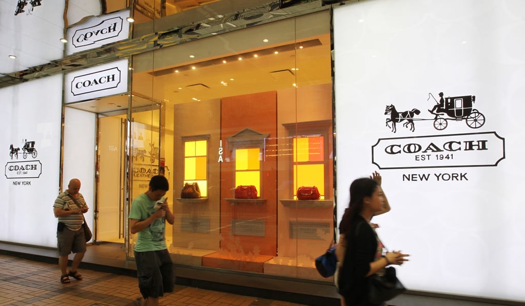 A Coach retail shop on Canton Road, Tsim Sha Tsui. Photo: Edward Wong