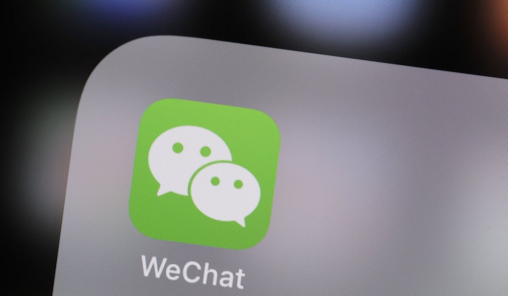 The icon for the Tencent Holdings Ltd WeChat messaging application. Photo: Bloomberg The icon for the Tencent Holdings Ltd WeChat messaging application. Photo: Bloomberg