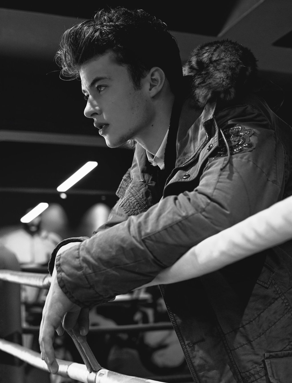 Ralph Lauren, jacket, HK$23,300; Giorgio Armani, shirt, price on request, sweater, price on request.