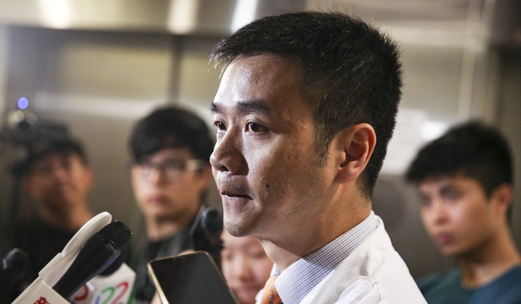 Dr Kelvin Ng is seen at the Queen Mary Hospital’s liver transplant centre in Pok Fu Lam. Ng was reportedly supervising liver transplant surgery at the hospital on October 13 when he left to perform surgery at a private hospital, during which time the original operation was halted. Photo: Sam Tsang