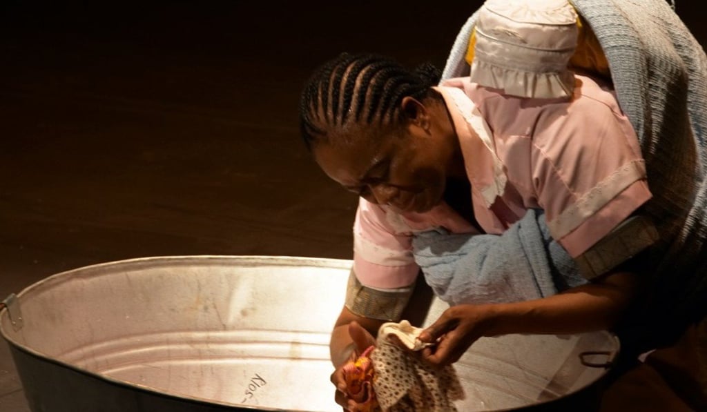 A scene from ‘A Woman in Waiting’, starring Thembi Mtshali-Jones. Photo: Val Adamson courtesy of The Playhouse Company
