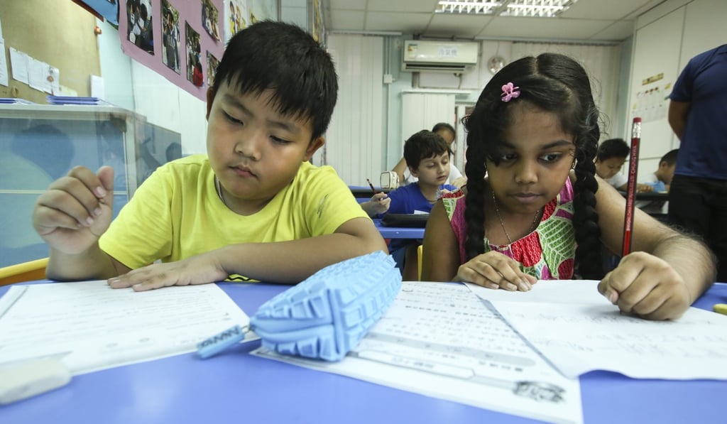 A study by the advocacy group Unison found some 11,600 non-Chinese children were enrolled in preschool education in Hong Kong. Photo: Edmond So