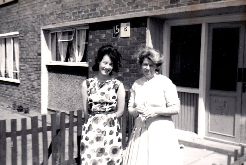 Yvonne Foley with her mother, Grace.