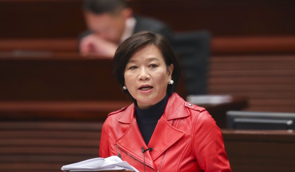 Lawmaker Priscilla Leung Mei-fun attended the meeting. Photo: K.Y. Cheng