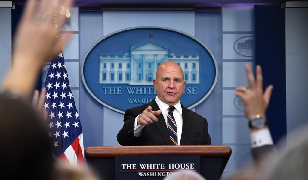 H.R. McMaster speaks at a press briefing at the White House on November 2, 2017. Photo: Xinhua