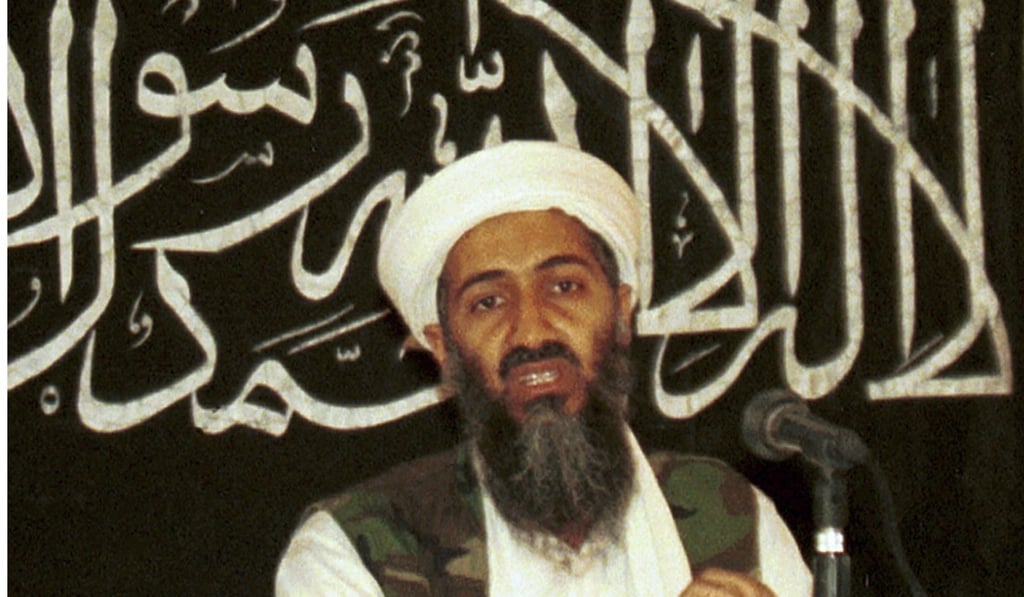In this 1998 file photo shows Osama bin Laden at a news conference in Khost, Afghanistan. Photo: AP In this 1998 file photo shows Osama bin Laden at a news conference in Khost, Afghanistan. Photo: AP