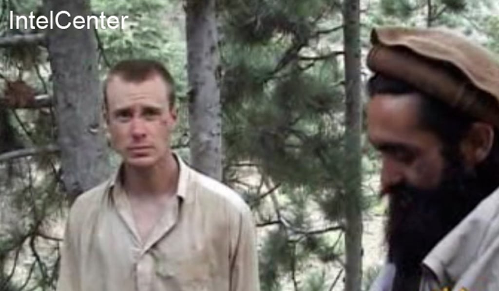A still from a new video released by the Taliban of Bergdahl in captivity. Photo: IntelCenter