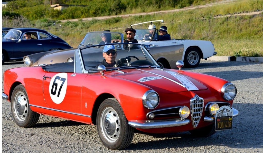 The 1961 Alfa Romeo Giulietta Spider owned by entrepreneur Leslie Yuen. Photo: Ben D G Teufel