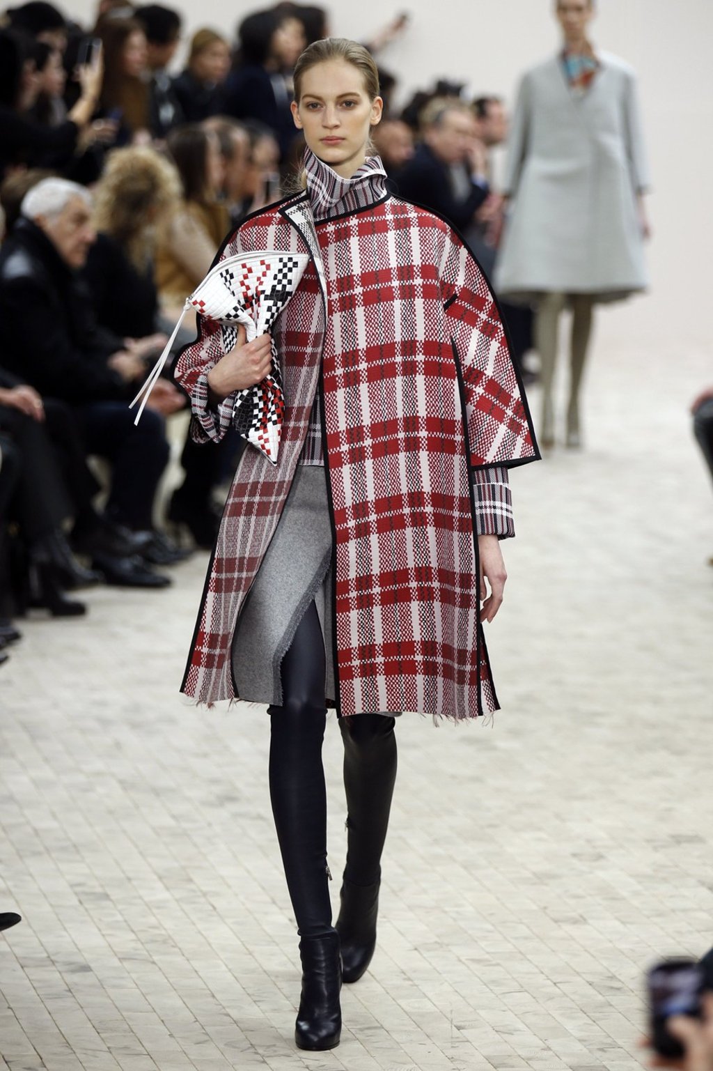 A model presents a creation by British designer Phoebe Philo for fashion house Celine as part of her autumn/winter 2013/2014 women's ready-to-wear fashion show during Paris fashion week. Photo: REUTERS