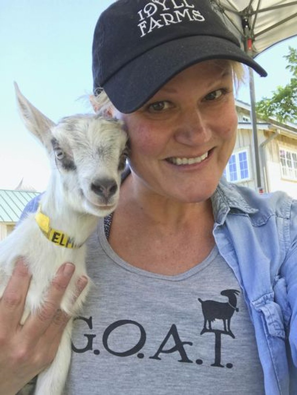 Amy Spitznagel is hands-on at her farm. Amy Spitznagel is hands-on at her farm.