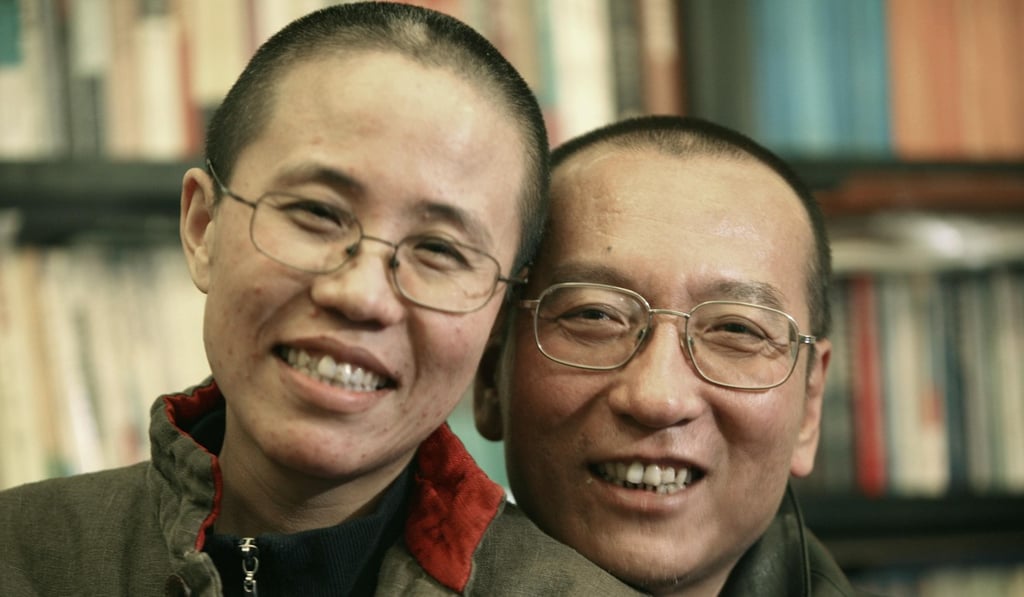 Chinese rights activist and Nobel Peace Prize laureate Liu Xiaobo, pictured with his wife Liu Xia, died from liver cancer in July. Photo: Reuters