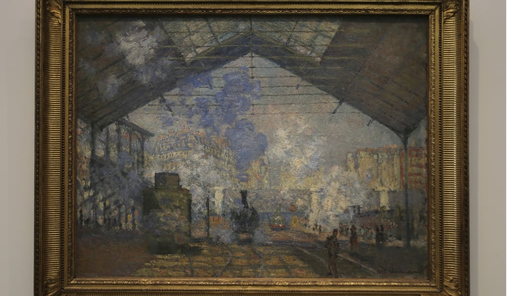 ’Saint-Lazare Train Station’ by Claude Monet. Photo: AP