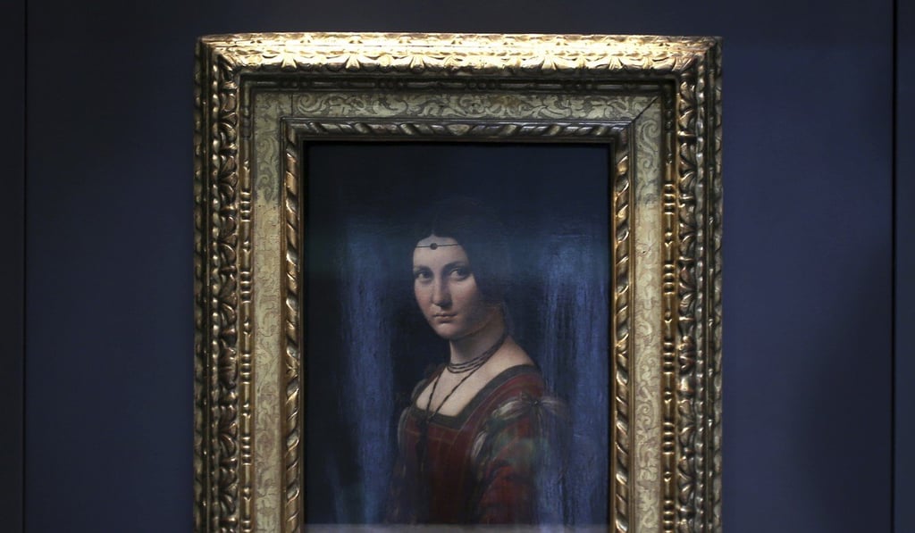 ‘Portrait of a Woman’ by Leonardo da Vinci. Photo: AP
