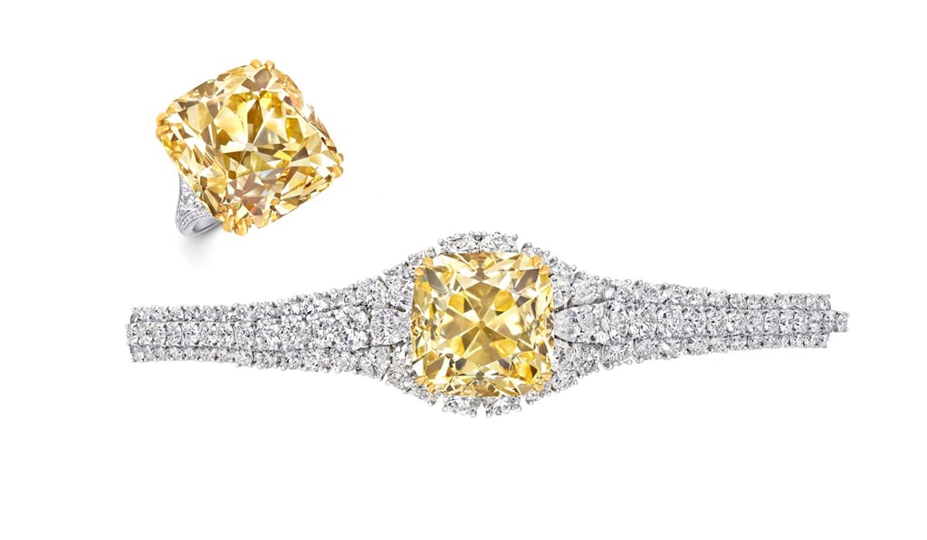 By Graff: the bracelet's centre-stone can be taken out to fit into a ring