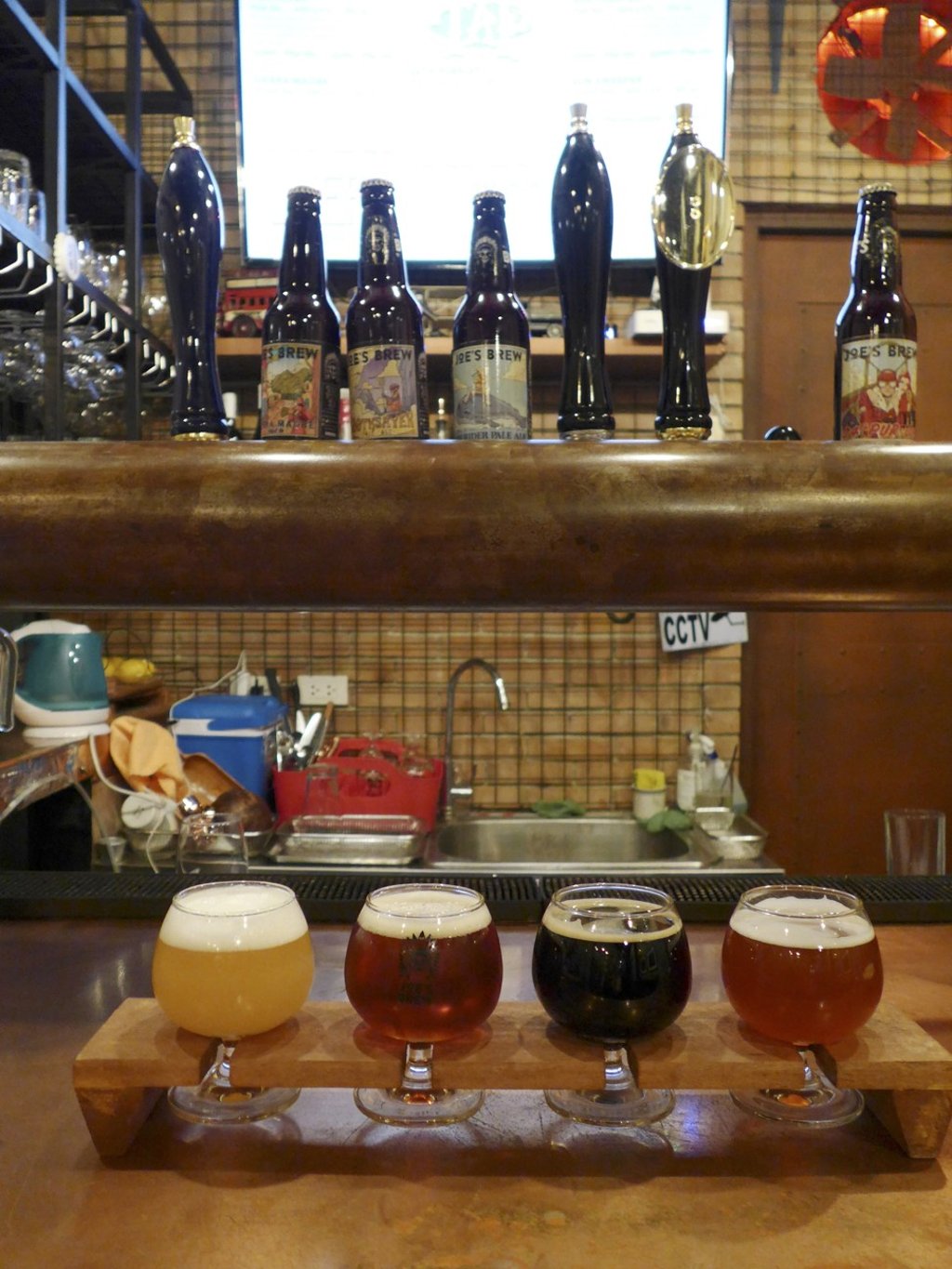A selection of craft beers at Joe’s Brew. Photo: Cheryl Tiu