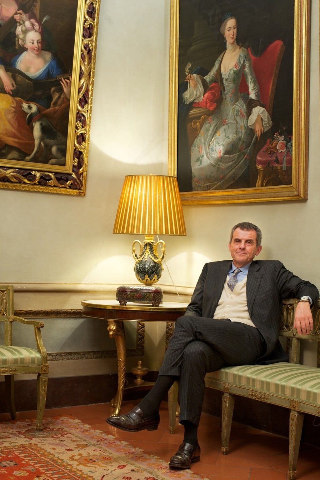 Ferruccio Ferragamo is the chairman of the family business. Ferruccio Ferragamo is the chairman of the family business.