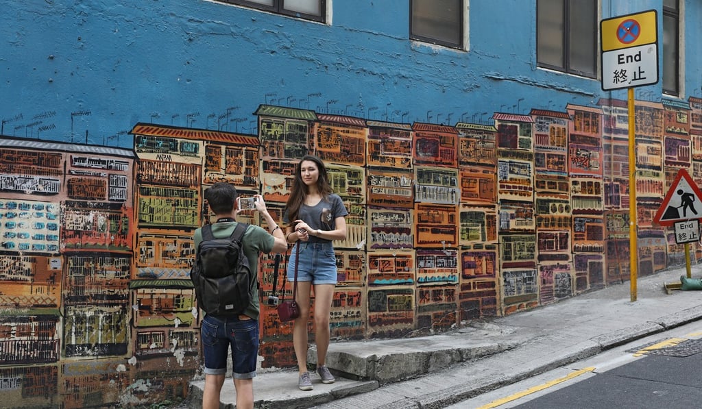 One of several pieces of street art explored as part of the tour. Photo: Sam Tsang