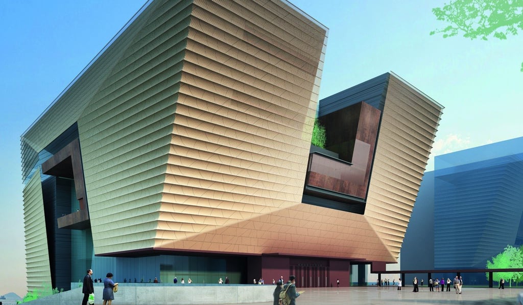 Artist’s impression of the view of the Hong Kong Palace Museum from the southeast