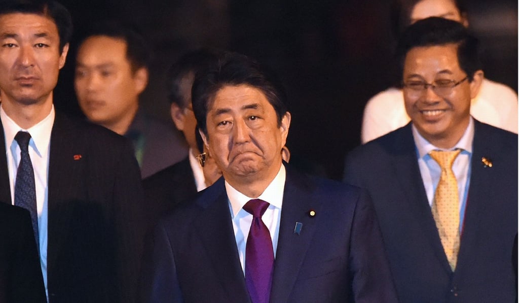 Japan's Prime Minister Shinzo Abe in Vietnam for the Asia-Pacific Economic Cooperation summit. Photo: AFP