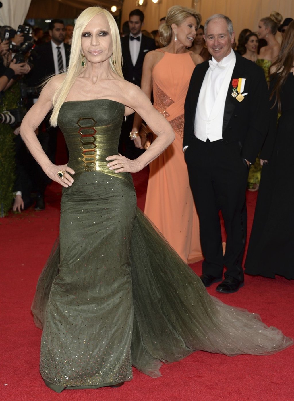 Donatella Versace will be a co-host of next year’s Metropolitan Museum of Art's Costume Institute benefit gala. Photo: AP