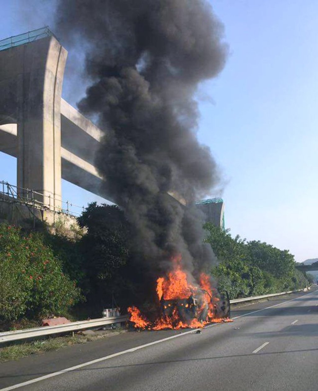 The cause of the fire is currently unknown. Photo: Facebook