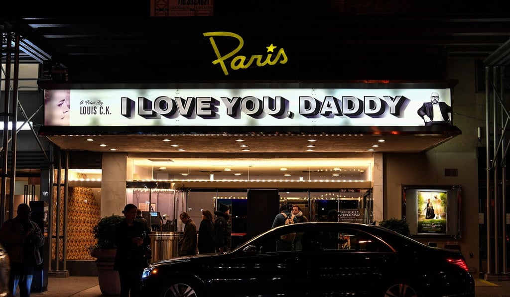 An exterior view of The Paris Theatre in New York City. The premiere for the film was cancelled after Louis C.K. was accused of sexual misconduct by five women. Photo: Getty Images/Agence France-Presse