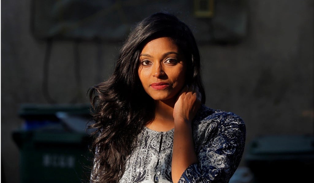 Actor Divya Unny outside her home in Mumbai. Photo: Reuters