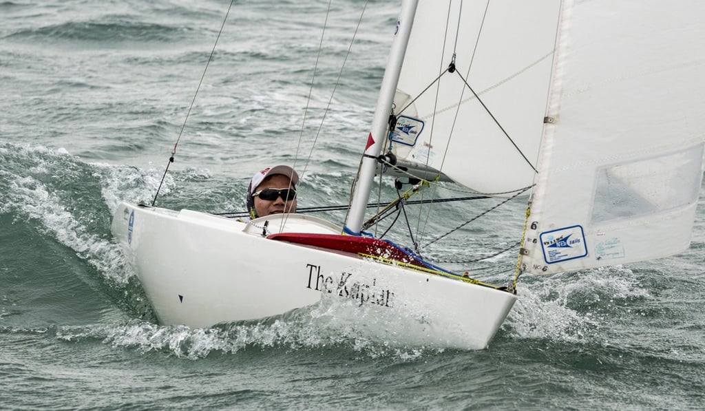 Foo Yuen-wai and The Kaplan sails around the Island single-handedly. Foo Yuen-wai and The Kaplan sails around the Island single-handedly.