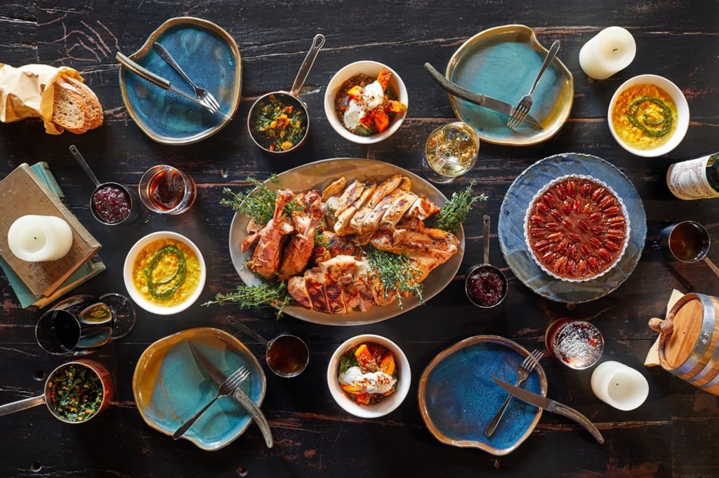 Blue Butcher presents the delicious Hunter Valley free-range turkey. The turkey comes with all the delectable trimmings.