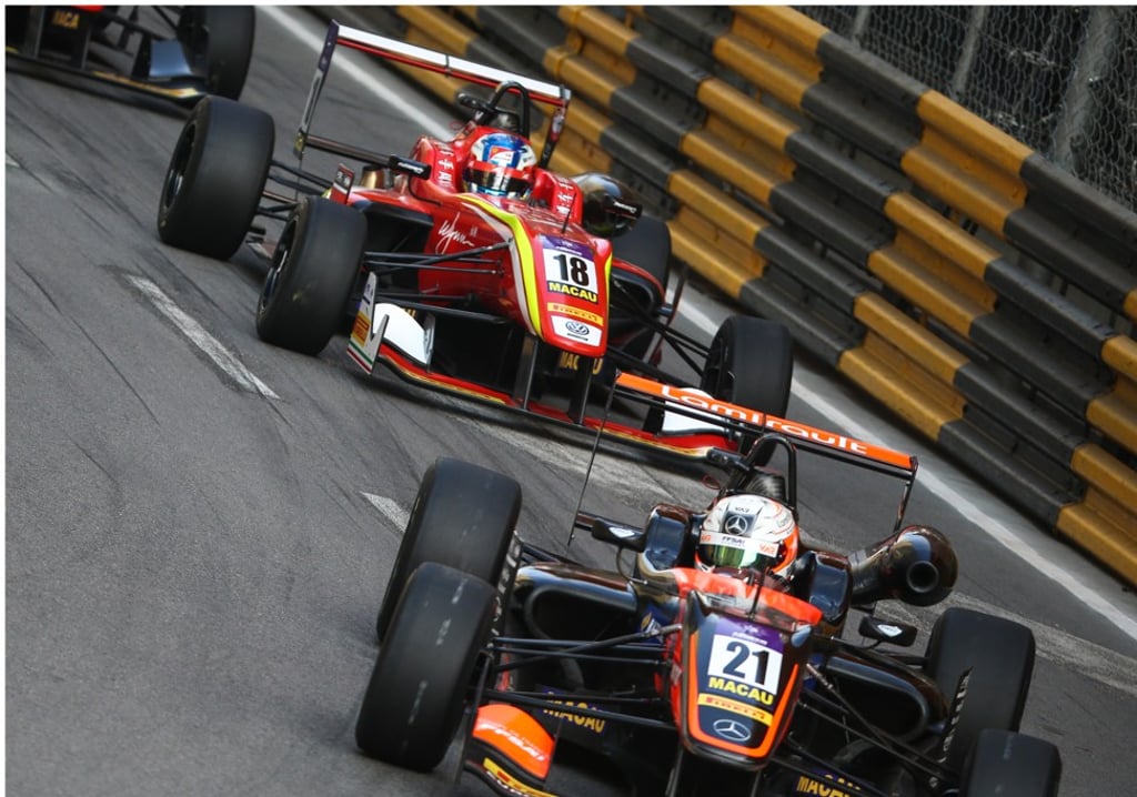 Zhou (18) is aiming high at the Macau Grand Prix. Photo: K. Y. Cheng