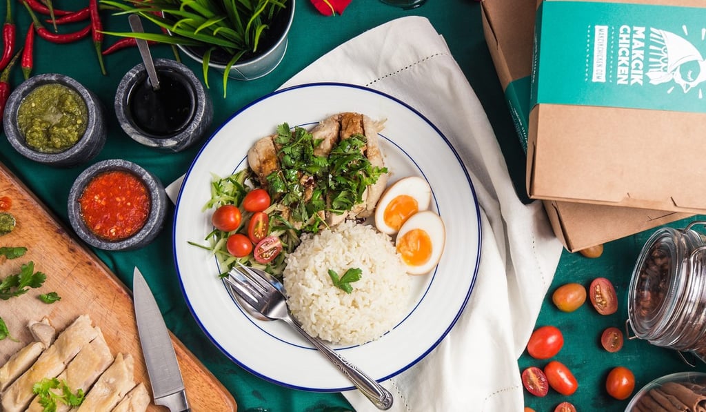 Makcik Chicken’s chicken-rice.