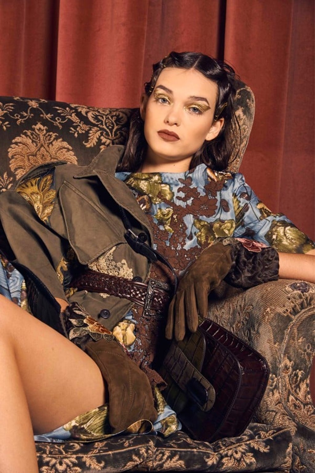 An Antonio Marras jacket with lace detail. Picture: courtesy of The Swank