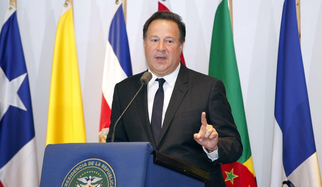 President Juan Carlos Varela dismissed the idea Panama was playing “chequebook politics”. Photo: EPA President Juan Carlos Varela dismissed the idea Panama was playing “chequebook politics”. Photo: EPA