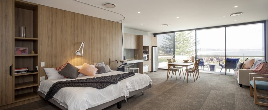The interior of an individual unit at Sargood in Sydney. Photo: WMK Architecture