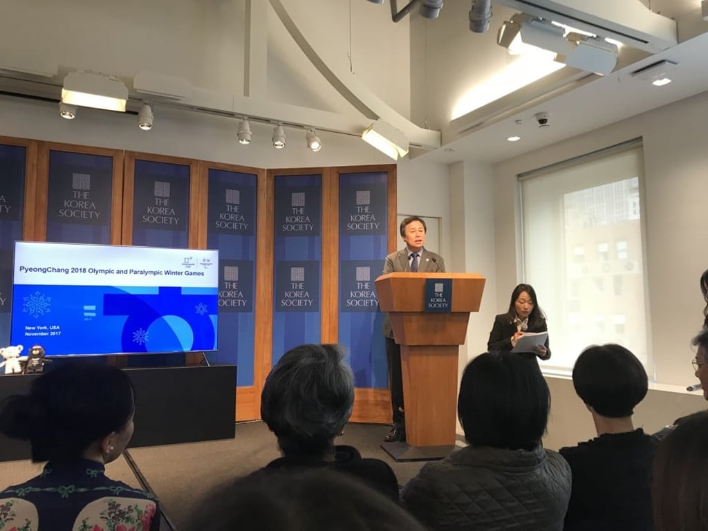 Do Jong-hwan said he hoped the games will help to lay the foundation for dialogue on the Korean peninsula. Photo: Robert Delaney Do Jong-hwan said he hoped the games will help to lay the foundation for dialogue on the Korean peninsula. Photo: Robert Delaney