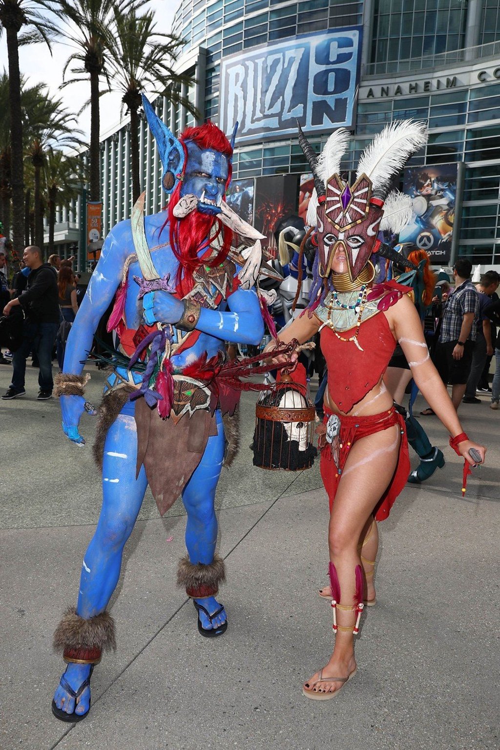 Cosplayers at BlizzCon 2017 in Anaheim, California. Photo: AFP