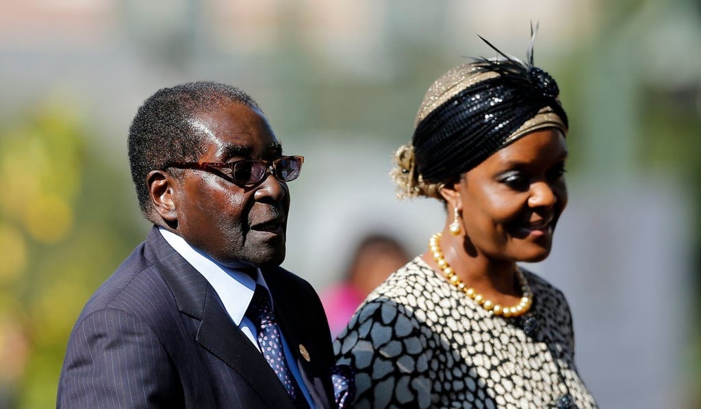Robert Mugabe and his wife Grace. Photo: AFP