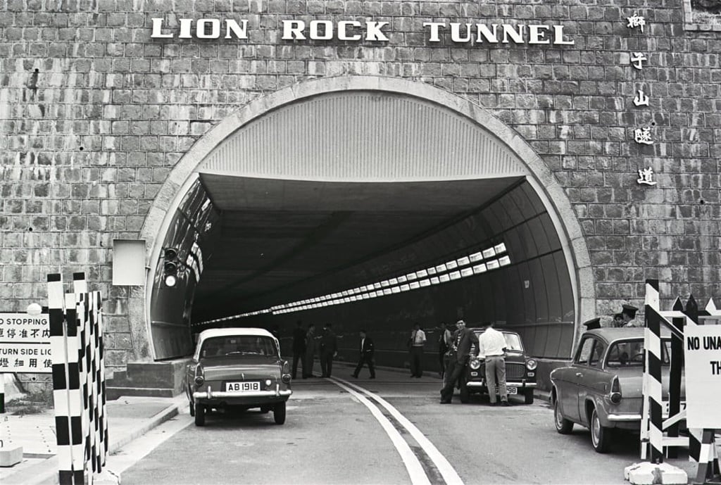 The tunnel ahead of its opening.