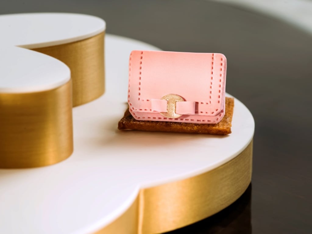 The Vara Rainbow looks like a miniaturised version of Ferragamo’s Vara Rainbow bag from its new pre-spring 2018 collection.