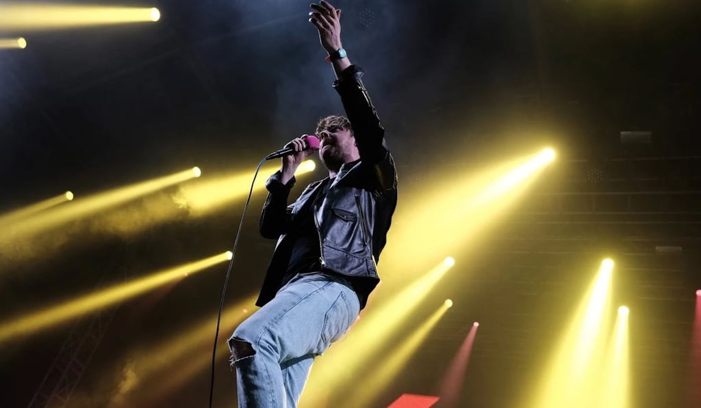 Ricky Wilson, lead singer of the Kaiser Chiefs at Clockenflap 2017.
