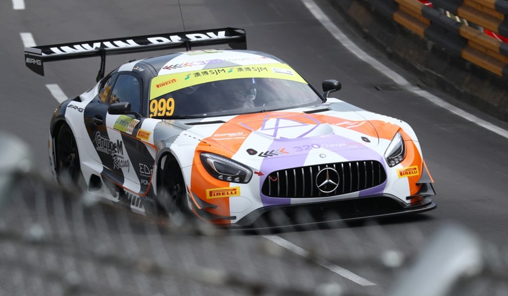 Engel’s Mercedes car with the Linkin Park livery.