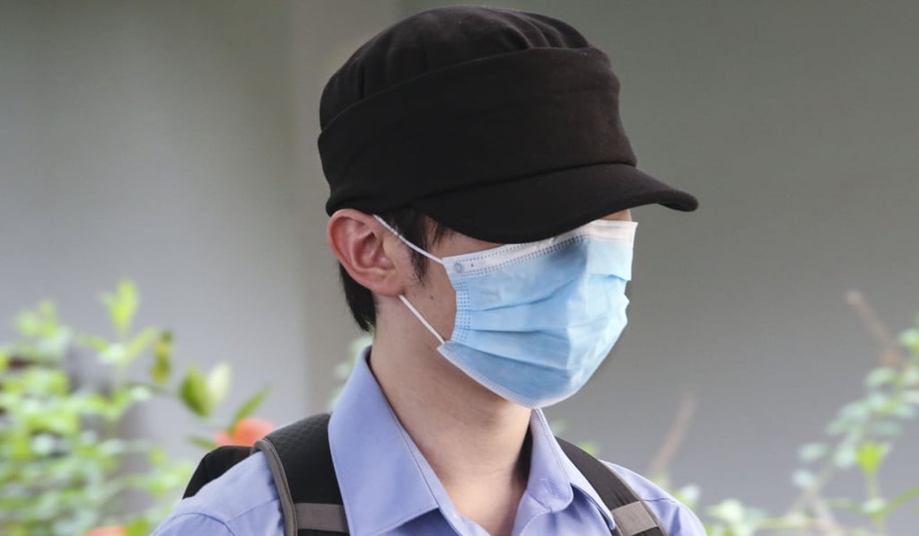 Defendant Man Ting-lock appears at the High Court in Admiralty. Photo: David Wong