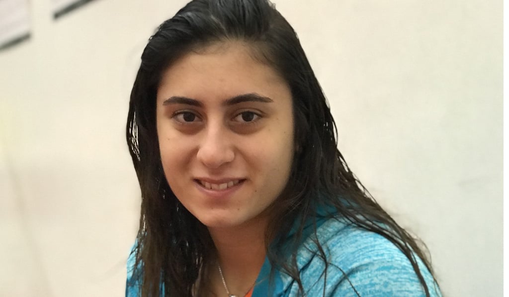 Egypt's Nour El Sherbini rallied to book her berth into the Hong Kong Open final. Photo: Chan Kin-wa