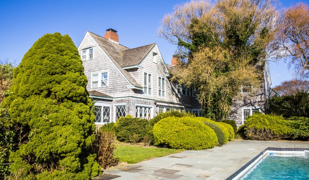 The Grey Gardens house in East Hampton, New York. Photo: Bloomberg