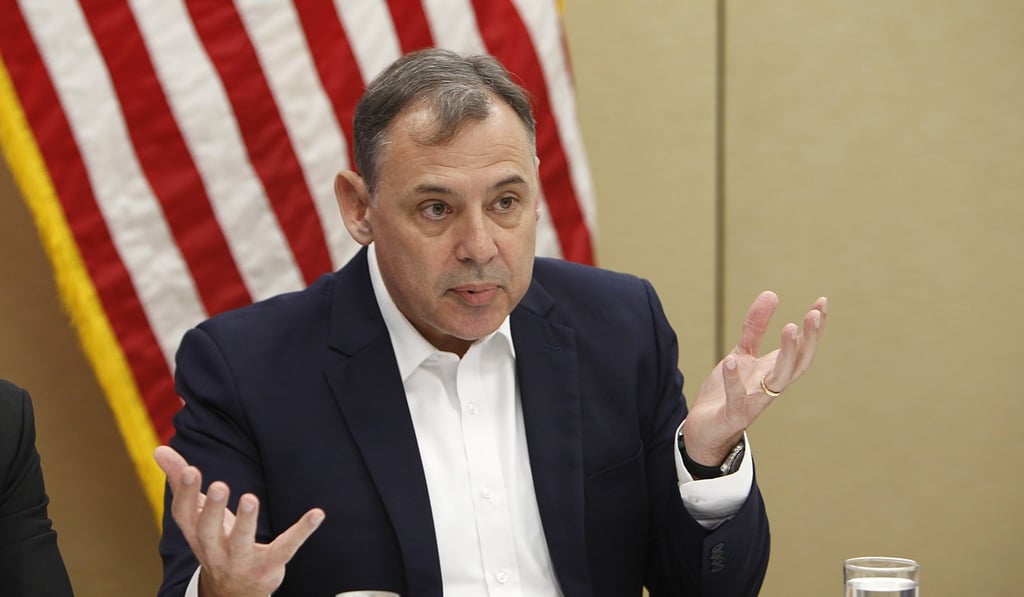US Ambassador to Cambodia William Heidt. The US has withdrawn funding for the general election, and PM Hun Sen has challenged America to pull all aid. Photo: AP