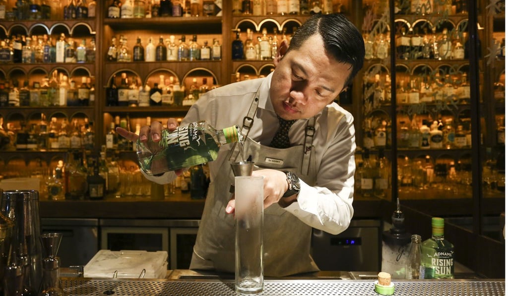 Gerry Olino of G&T Bar explores the versatility of gin and concocts an adventurous range of mixes. Photo: SCMP / Jonathan Wong